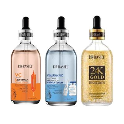 DR RASHEL ÁCIDO HIALURONICO SERUM + VITAMINA C + 24K GOLD SERUM