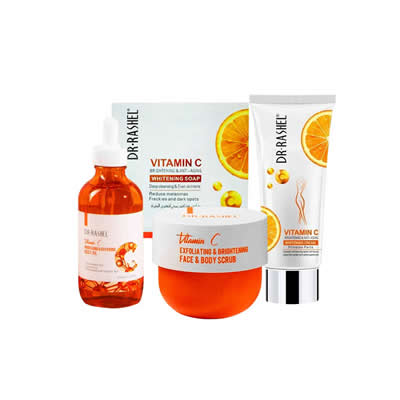 DR RASHEL CREMA CORPORAL EXFOLIANTE E ILUMINADOR VITAMINA C ACEITE 250 GR