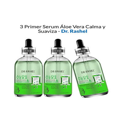 DR RASHEL PACK 3 SERUM FACIAL PRIMER ALOE VERA 100 ML