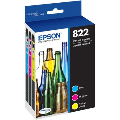 EPSON COMBO PACK DE TINTA T822 CAPACIDAD ESTANDAR EN COLOR