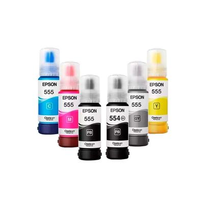 EPSON TINTAS T555 Y T554 COLORES NEGRO PACK-T55 TINTA