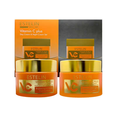 ESTELIN VITAMINA C PLUS CREMA DE DIA Y CREMA DE NOCHE