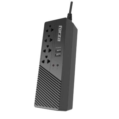 FORZA ESTABILIZADOR FVR-1012USB 4 TOMAS 2 USB 1000 VA LEVEL