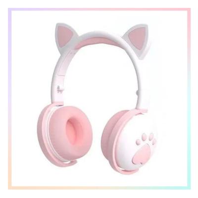 GENERICO AUDIFONOS BLUETOOTH INALAMBRICOS DE GATO-BK1 BLANCO GENERICO BK1
