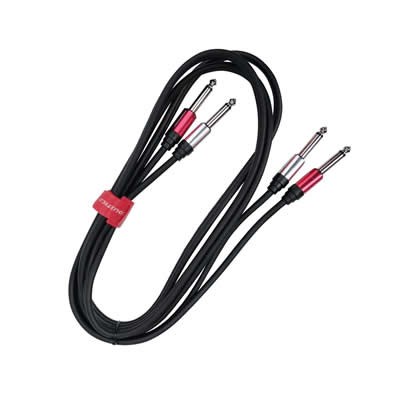 GENERICO CABLE 2 PLUG MONO 6.3MM A METROS LN-C10-2M L&N-ACOUSTICS