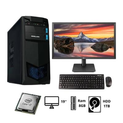 GENERICO COMPUTADORA DE ESCRITORIO 19" WINDOWS 10 PRO INTEL CORE I7 8GB 1TB