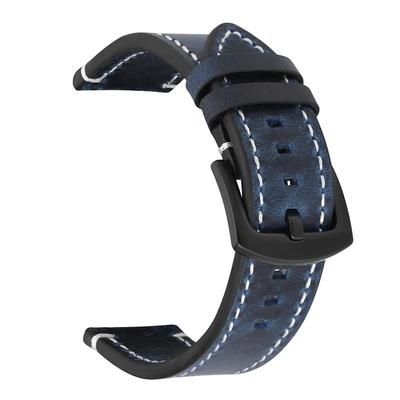 GENERICO CORREA CUERO HUAWEI GT5 DE 46MM / GT5 PRO AZUL