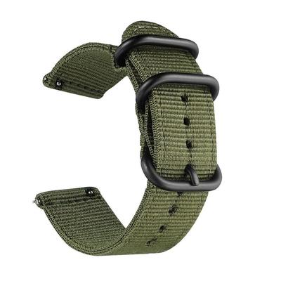 GENERICO CORREA NYLON CON SILICONA PARA HUAWEI GT4 DE 46MM - VERDE