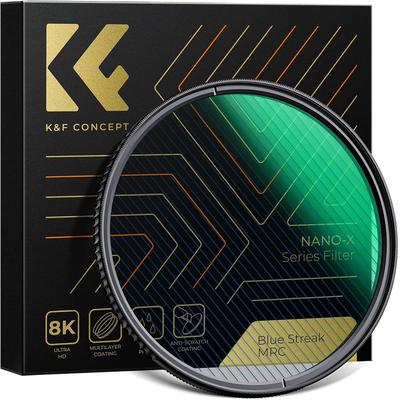 GENERICO FILTRO KYF CONCEPT BLUE STREAK - EFECTO DE RAYAS AZULES 55MM - BLUE STREAK