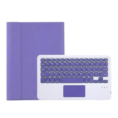 GENERICO FUNDA CON TECLADO BLUETOOTH TOUCHPAD PARA IPAD 10MA GENERACION 10 9" MORADO