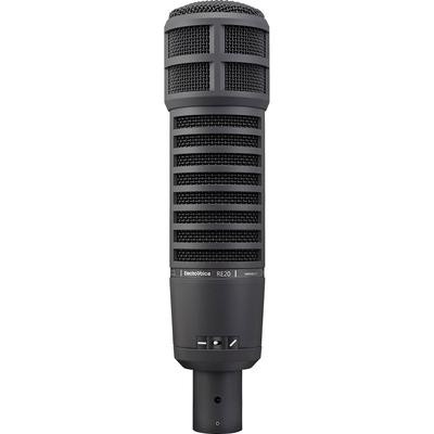 GENERICO MICROFONO ELECTRO VOICE RE20 BROADCAST ANNOUNCER CON VARIABLE D NEGRO
