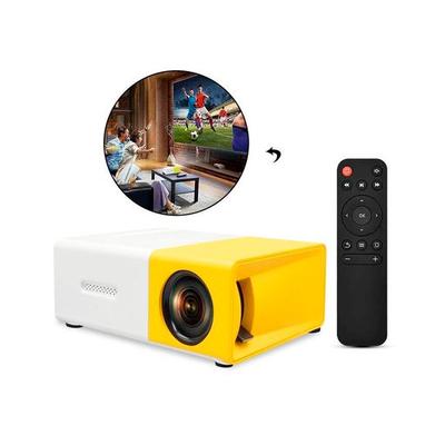 GENERICO MINI PROYECTOR PORTATIL FULL HD CINE EN CASA LAPTOP PC COLOR AMARILLO