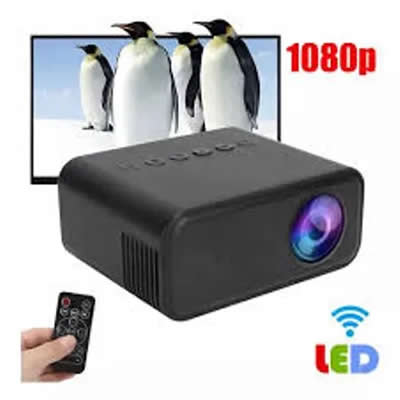 GENERICO MINI PROYECTOR PORTATIL FULL LED SOUCER YT 500 COLOR NEGRO WIFFI YT-500
