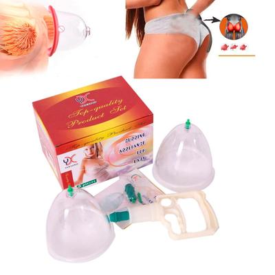 GENERICO SET DE 2 VENTOSAS CUPAS DE SUCCION PARA GLUTEOS O SENOS 2 UNIDADES