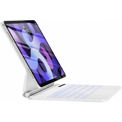 GENERICO TECLADO MAGNETICO PARA IPAD PRO 11 M2 A2759 A2435 BLANCO