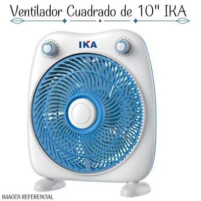 GENERICO VENTILADOR CUADRADO DE 10” MARCA IKA 40WATTS IKA345
