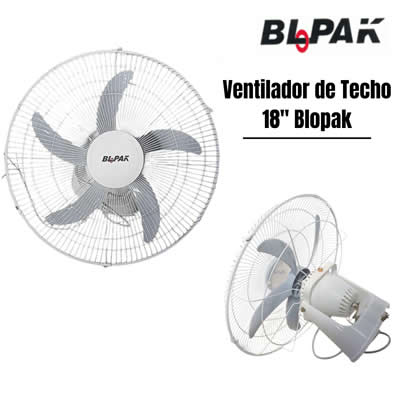 GENERICO VENTILADOR DE TECHO BL314 80 WATTS BLOPAK 18"