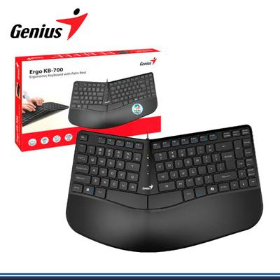 GENIUS TECLADO ERGO KB-700 C/TECLA COPILOT USB SP BLACK