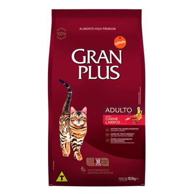 GRAN PLUS - COMIDA PARA GATOS ADULTOS GRAN PLUS SABOR CARNE Y ARROZ 10KG