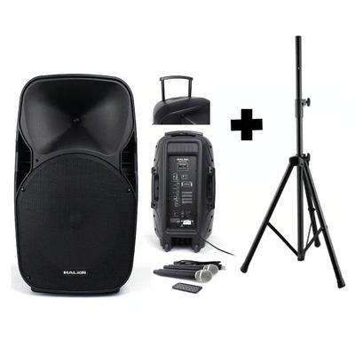 HALION COMBO PARLANTE ACTIVO PHA15AL BATERIA RECARGABLE CON SOPORTE SPS502M