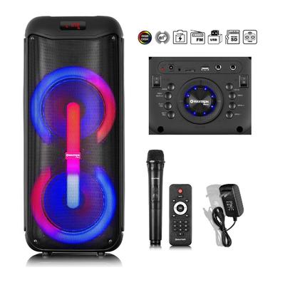 HALION PARLANTE MAXTRON COLLINS MX 335V TORRE 2 BOCINAS DE 8 KARAOKE