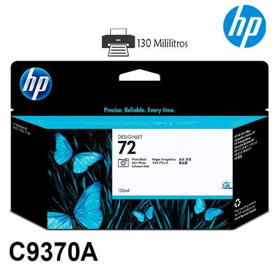 HP CARTUCHO C9370A NEGRO TINTA 72 PHOTO BLACK 130ML ORIGINAL