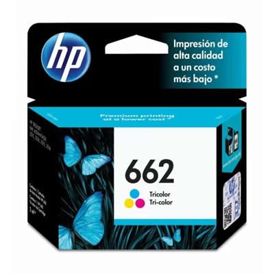 HP CARTUCHO CZ104AL MULTICOLOR TINTA 662 ORIGINAL