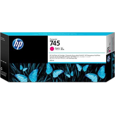 HP CARTUCHO DE TINTA MAGENTA ALTA CAPACIDAD 745 DESIGNJET 300ML