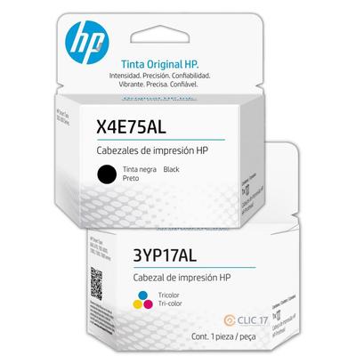 HP KIT CABEZAL X4E75AL 3YP17AL NEGRO TRICOLOR