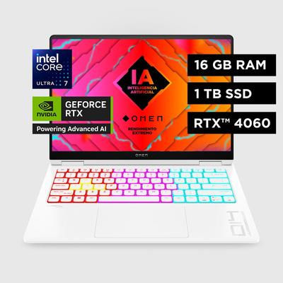 HP LAPTOP 14-FB0000LA OMEN2.8KOLE COREU7-155H RTX4060 16GB RAM 1TB SSD 14" CORE U7