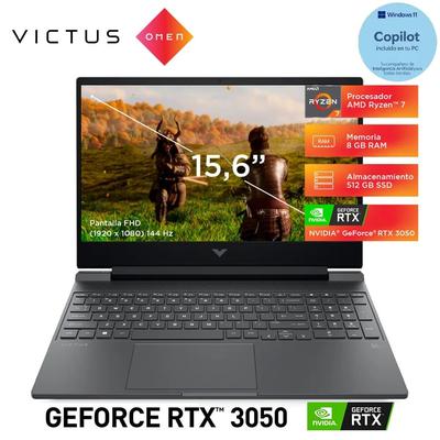 HP LAPTOP 15-FB0126LA R7 5800H 8GB 512GB 4G VIDEO RTX3050 15.6FHD WINDOW 11