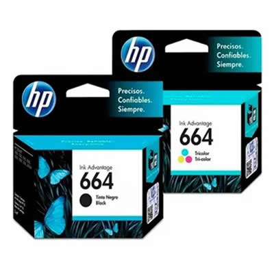 HP TINTA 664 MULTICOLOR PACK Y NEGRO F6V28AL- F6V29AL