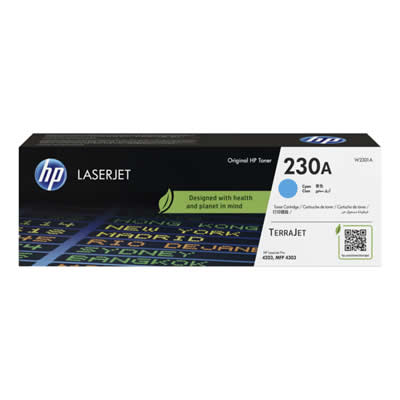 HP TONER 230A (W2301A) PARA MFP 4303 L.J. 1800 PAGS-CYAN