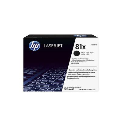 HP TONER 81X MFP M630 NEGRO 25K PAG CF281X CF281X- AL (81X)