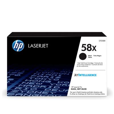 HP TONER CF258X NEGRO 58X L.J M404 10.000 PAGINAS TÓNER