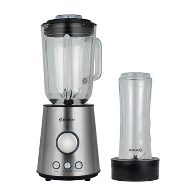 IMACO LICUADORA 1.5L ACERO INOXIDABLE VELOCIDAD VARIABLE MODELO GRIS BLS860