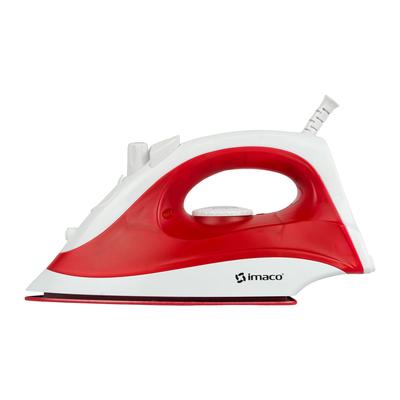 IMACO PLANCHA A VAPOR CON BASE CERAMICA 1200W ROJO ETA600