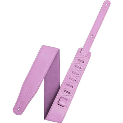 IMPORTADO GATOR PASTEL GARMENT LEATHER GUITAR STRAP (SPRING ORCHID)
