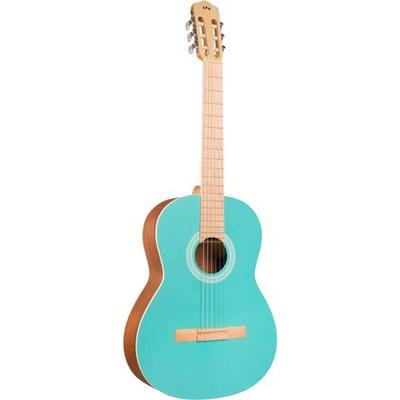 IMPORTADO GUITARRA ACUSTICA CLASICA DE NYLON CORDOBA PROTEGE C1 MATIZ (AQUA) TAPA ABETO SOLIDO- CUERPO PROTÉGÉ