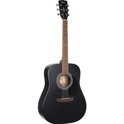 IMPORTADO GUITARRA ACUSTICA CORT STANDARD AD810 DREADNOUGHT (NEGRO SATINADO) CUERPO DREADNOUGHT- TAPA DE ABE