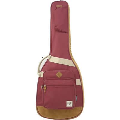IMPORTADO IBANEZ IGB541 POWERPAD GIG BAG PARA GUITARRAS ELECTRICAS (ROJO VINO) DISEÑO ELEGANTE- ACOLCHADO DE