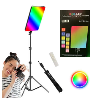 IMPORTADO KIT PANEL LUZ LED ILUMINACION 45CM PM 48 RGB
