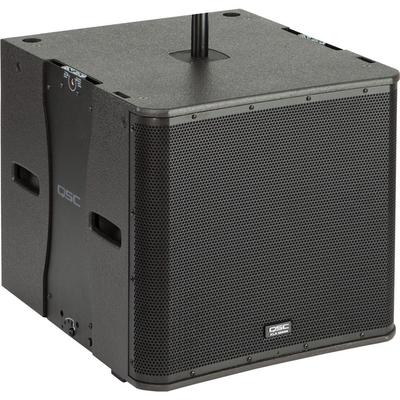 IMPORTADO QSC KLA181 SUBWOOFER VOLADOR ACTIVO DE 18" 1000W SISTEMA ARRAY LINEAL ARCUATO KLA SERIES (NEGRO