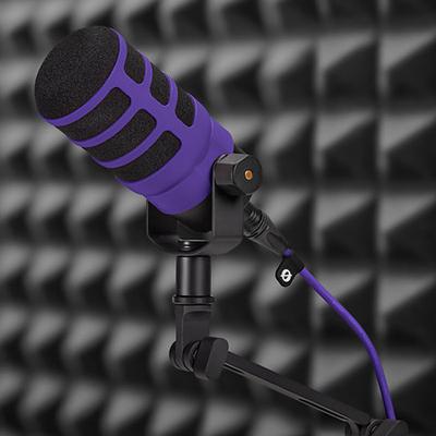 IMPORTADO RODE WS14 FILTRO ANTIPOP PARA PODMIC (PURPURA) DISEÑADO Y USB- MINIMIZA PLOSIVO