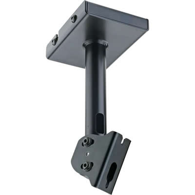 IMPORTADO SOPORTE DE TECHO PARA ALTAVOCES K&M 24496 (NEGRO) CONSTRUCCION ACERO DURADERA- GIRO 90°- 9.8