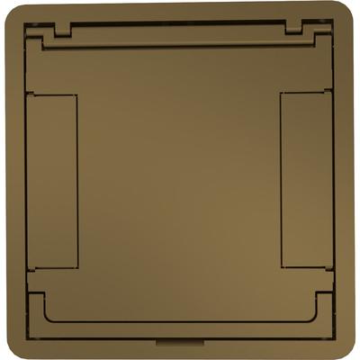 IMPORTADO TAPA SUPERIOR GRANDE FLANGADA EN GRIS PARA FLOORPORT DE WIREMOLD