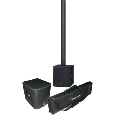 IMPORTADO TURBOSOUND INSPIRE IP2000 POWERED COLUMN LOUDSPEAKER WITH 12" SUBWOOFER