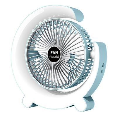 IMPORTADO VENTILADOR DE ESCRITORIO LUZ RGB 3 VELOCIDADES DISENO LUNA KS2029