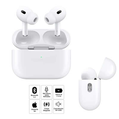 IMPORTA ZIOP - AUDIFONOS TRUE WIRELESS PODS PRO 2A BLUETOOTH DE 2DA GENERACION ZIOP PODS PRO 2A