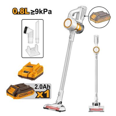 INGCO ASPIRADORA INALAMBRICO INALAMBRICA 20V 0.8L 120W + 1 BATERIA 2.0AH CARGADOR CVLI20061